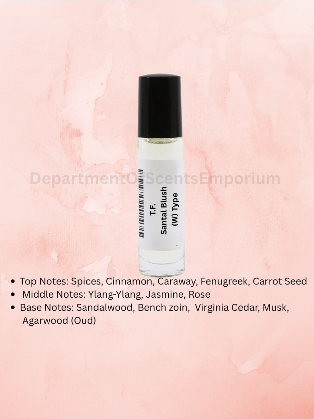 T.F. Santal Blush (W) Type Long Lasting 1/3 Oz Fragrance Oil